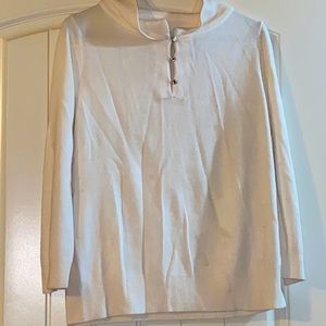 Long Sleeve Cream Sweater Small/Medium
